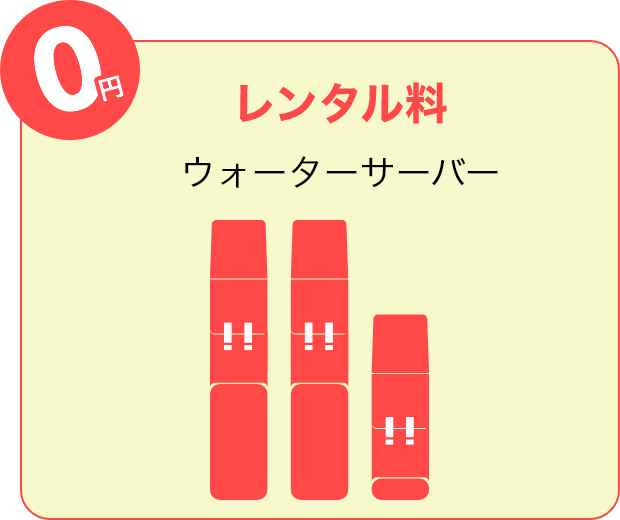 レンタル料 ウォーターサーバー